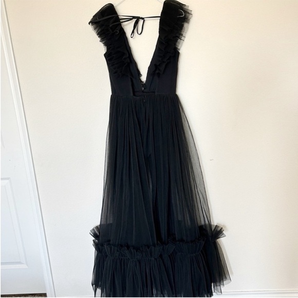Michael Costello x Revolve Annistyn Gown Black - Picture 4 of 7